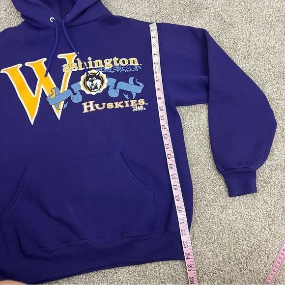 Vintage Washington Huskies hooded sweatshirt men’s L - Picture 3 of 6